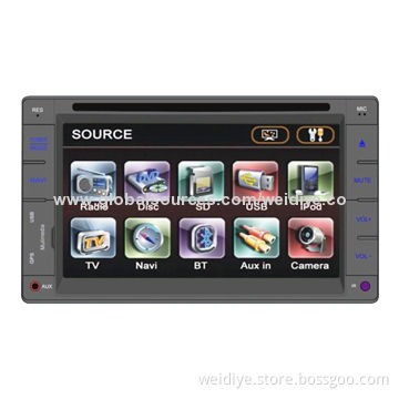 Built-in radio Bluetooth AV Input/USB/SD Navigation Digital TV 2DIN DVD Player GPS
